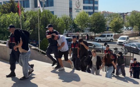 Ormana götürdükleri kişiye kadın kıyafeti giydirip videosunu çeken 6 şüpheli gözaltına alındı
