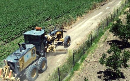 Tekirdağ'da 286 mahallede tarla yollarının bakımı yapıldı