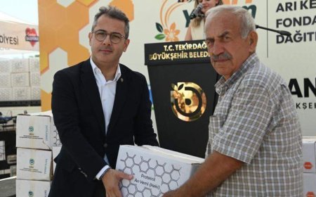 Tekirdağ Büyükşehir Belediyesi'nden arı yetiştiricilerine destek