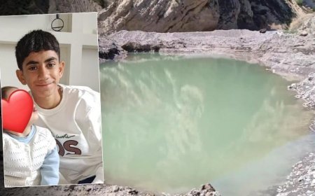 Erzurum'da yürek yakan olay! 12 yaşındaki Ertuğrul hafriyat alınan gölette boğuldu