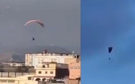 Yamaç paraşütüyle İspanya'ya geçmeye çalıştı! Feci şekilde can verdi