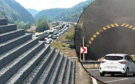 Bolu Dağı Tüneli'nde araç yangını! Ankara yönüne ulaşım durdu