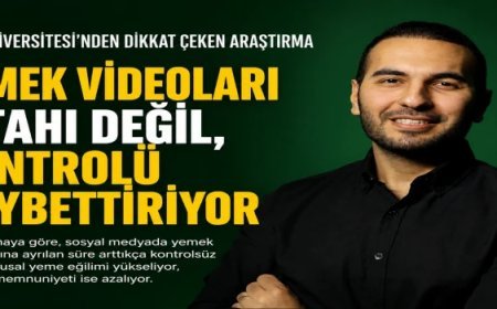 YEMEK VİDEOLARI İŞTAHI DEĞİL, KONTROLÜ KAYBETTİRİYOR