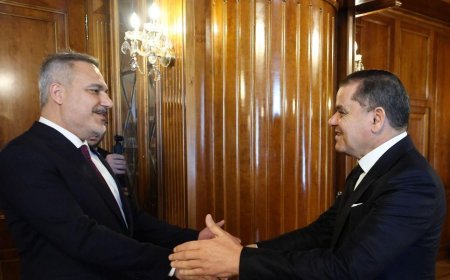 Dışişleri Bakanı Hakan Fidan Libya Ulusal Birlik Hükümeti Başbakanı Dibeybe ile görüştü