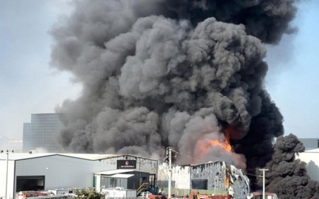 Kocaeli’de alevler yükseldi! Yangın iki depoyu sardı