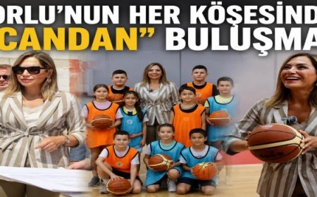 ÇORLU’DA CANDAN YÜCEER’DEN YOĞUN TEMAS TRAFİĞİ