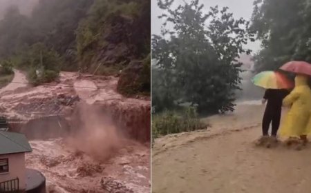Giresun'da şiddetli yağış! Dereler taştı; Tirebolu-Doğankent yolu ulaşıma kapandı