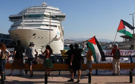Yunanistan'da İsrailli turistlere Gazze protestosu!