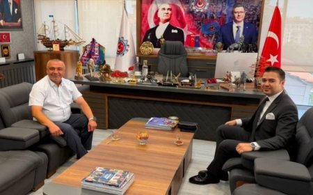 ÇERKEZKÖY CUMHURİYET BAŞSAVCI VEKİLİ ÜNAL’DAN KOÇAK’A ZİYARET