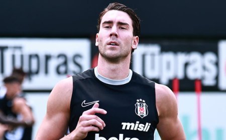 Dusan Vlahovic, Beşiktaş ile ilk antrenmanına çıktı!