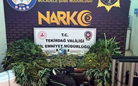 Tekirdağ'da uyuşturucu satıcılarına operasyon; 7 tutuklama