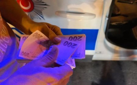 Aracın kaputunda 30 bin TL buldu polisse teslim etti