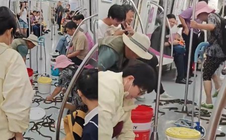Metro yolculuğu kabusa döndü! Onlarca yılan vagonu bastı