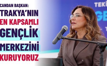 Başkan Yüceer: Trakya’nın en kapsamlı gençlik merkezini kuruyoruz