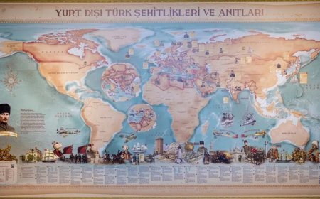 Türk şehitlikleri tek haritada. 48 ülkedeki 172 şehitlik bilgi notları ve görsellerle yer aldı