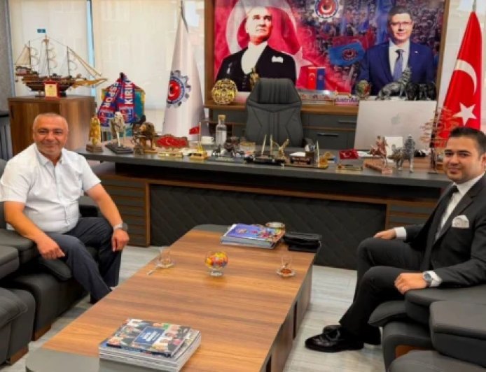 ÇERKEZKÖY CUMHURİYET BAŞSAVCI VEKİLİ ÜNAL’DAN KOÇAK’A ZİYARET