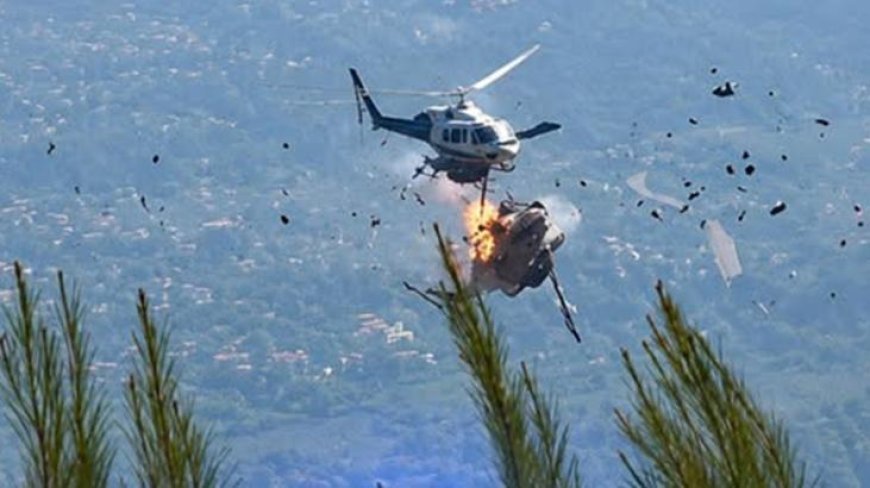 Yunanistan'da yangın söndürme helikopterleri çarpıştı; 2 ölü 2 yaralı