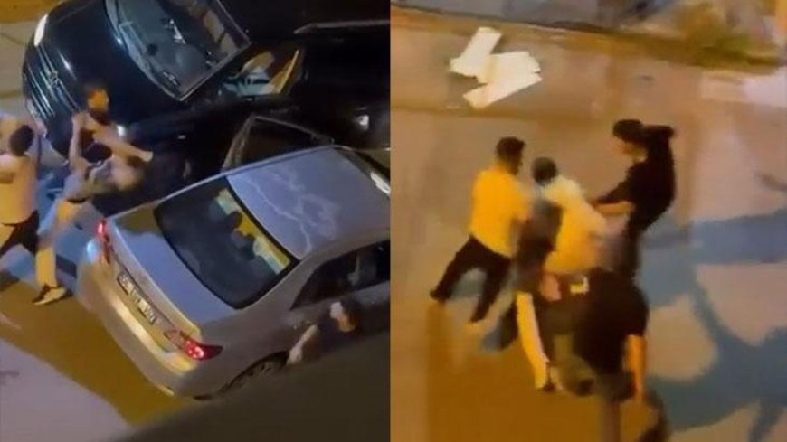 Çekmeköy'de sürücüler tekme tokat birbine girdi: Sokağı ringe çevirdiler