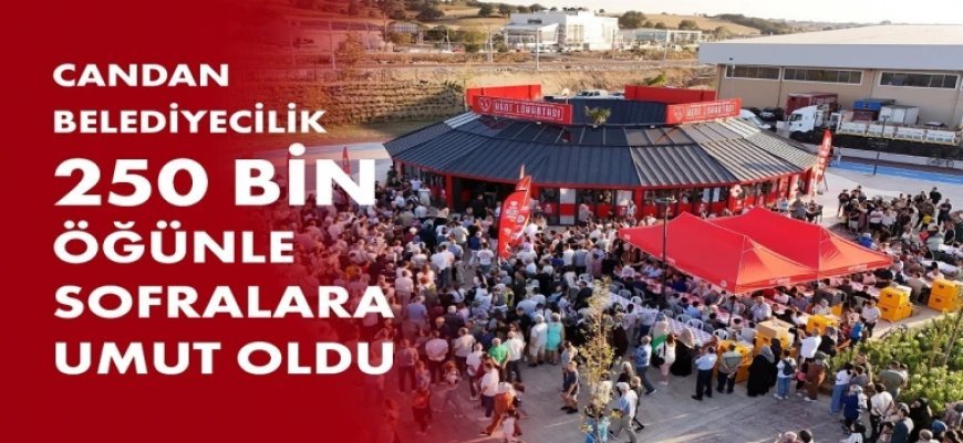 TEKİRDAĞ KENT LOKANTALARINDA 250 BİN ÖĞÜN SINIRI AŞILDI