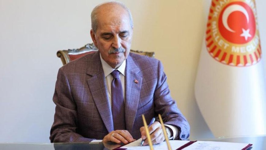 TBMM Başkanı Kurtulmuş, 'Terörsüz Türkiye' teklifini imzaladı