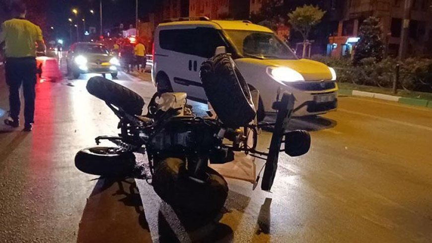 Bursa'da otomobil ile çarpışan ATV'nin sürücüsü hayatını kaybetti