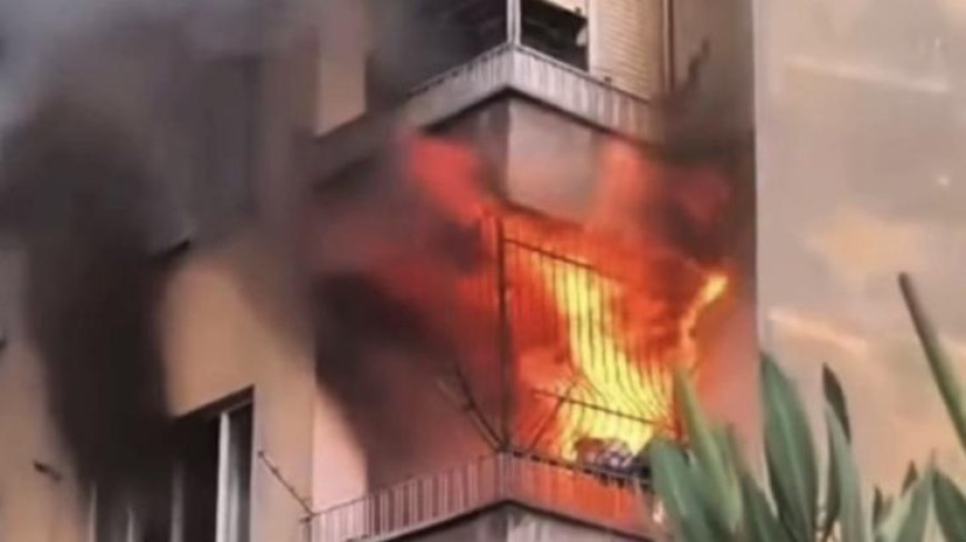 Gaziantep'te yangın faciası! Yaşlı kadın yanarak can verdi