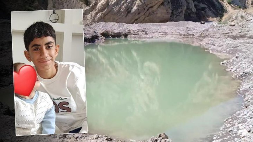 Erzurum'da yürek yakan olay! 12 yaşındaki Ertuğrul hafriyat alınan gölette boğuldu