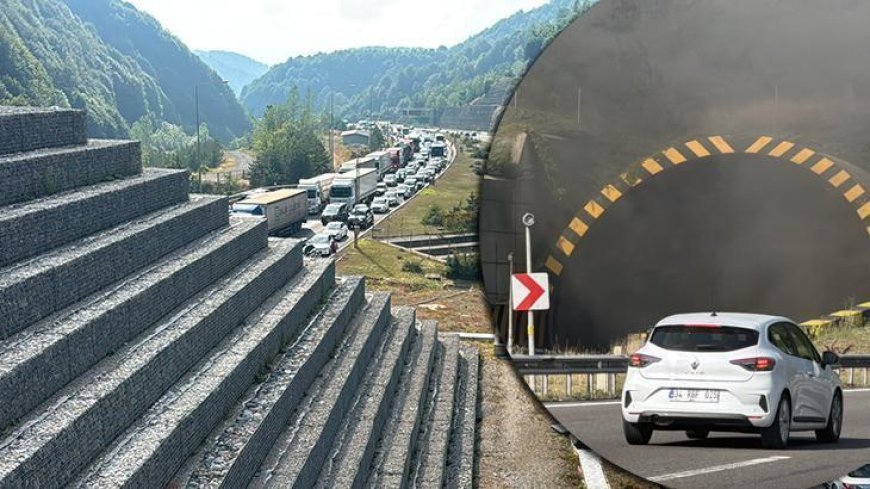 Bolu Dağı Tüneli'nde araç yangını! Ankara yönüne ulaşım durdu