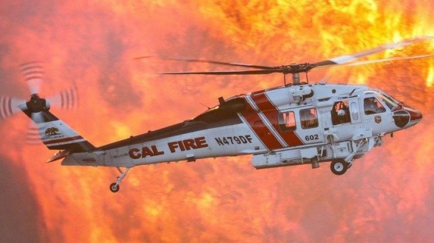 ABD'de yangın söndürme helikopteri düştü! '2 kişiden haber alınamıyor'