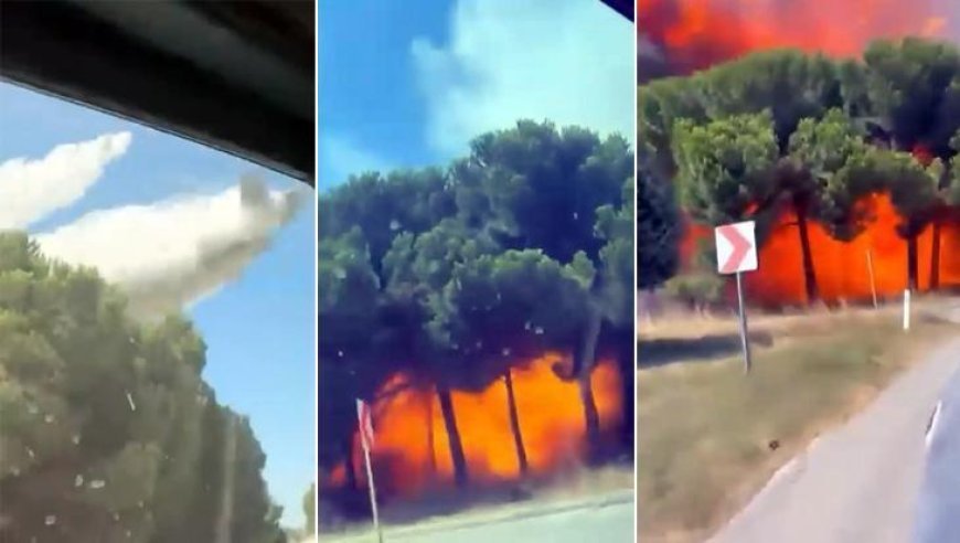 Yalova'da kaza kırıma uğrayan F-16 ile ilgili yeni görüntüler ortaya çıktı
