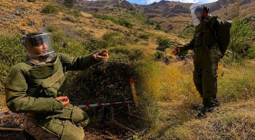 Yer: Hakkari! 46 bin 490 mayın tespit edildi