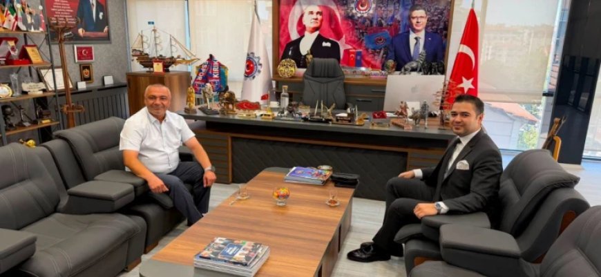 ÇERKEZKÖY CUMHURİYET BAŞSAVCI VEKİLİ ÜNAL’DAN KOÇAK’A ZİYARET