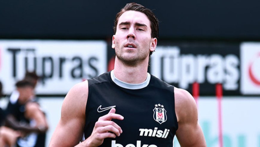 Dusan Vlahovic, Beşiktaş ile ilk antrenmanına çıktı!