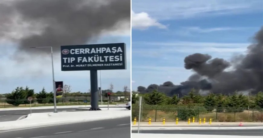 Cerrahpaşa Tıp Fakültesi Prof. Dr. Murat Dilmener Hastanesi'nde yangın