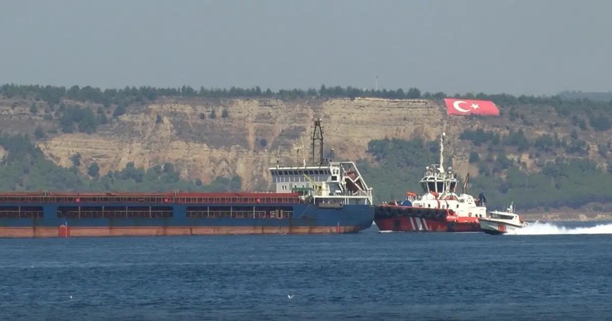 Çanakkale Boğazı'nda gemi arızası