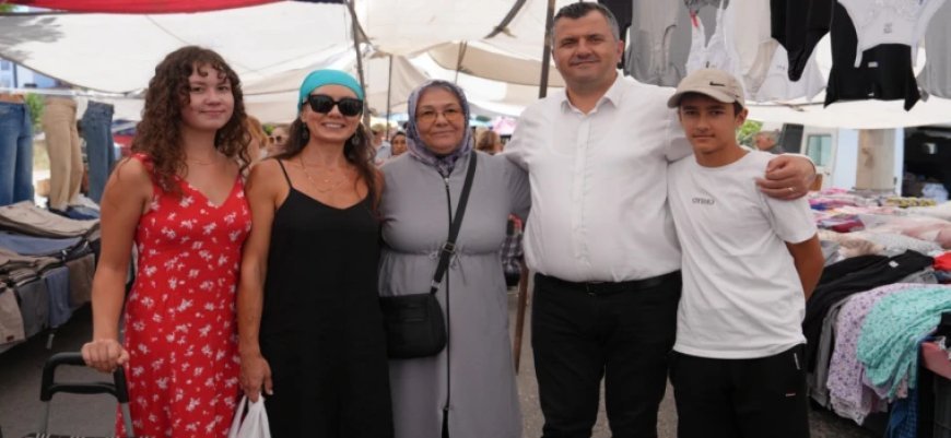 BAŞKAN TAŞYASAN PAZAR ESNAFINI ZİYARET ETMEYİ SÜRDÜRÜYOR